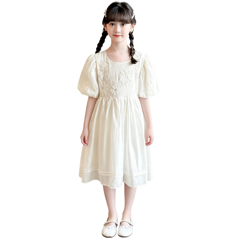 YALU Grade School Dresses Camisole Moderate Midi Skirt