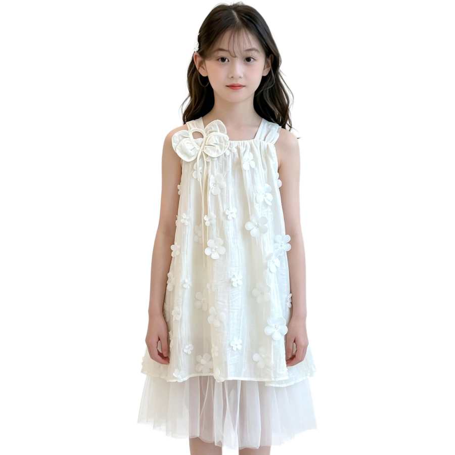 YALU Grade School Dresses Camisole Moderate Midi Skirt