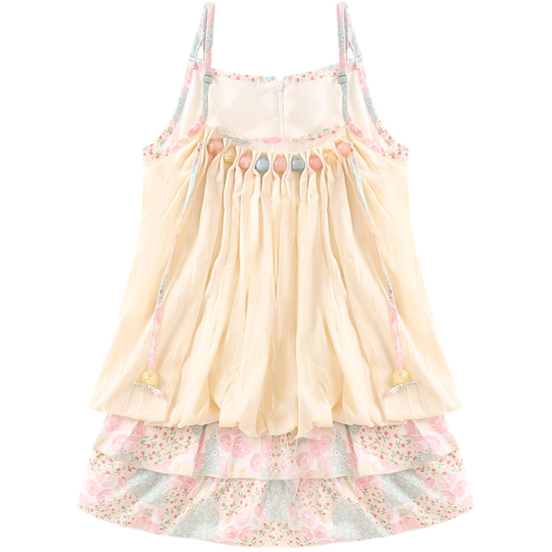 YALU Grade School Dresses Camisole Moderate Midi Skirt