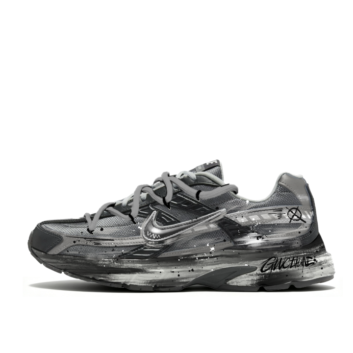 Nike Nike Initiator Cow Split Leather Cushioning Low top Casual City Commuting Running Shoes Men's Premium Gray
