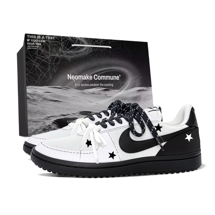Nike Nike Field General Slip Resistant Abrasion Resistant Low top Casual Shoes Women's Black White
