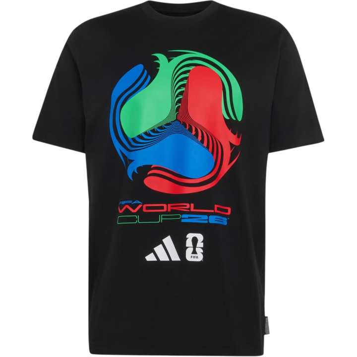 Adidas Adidas WORLD CUP T Shirts Men's Black Crew Neck