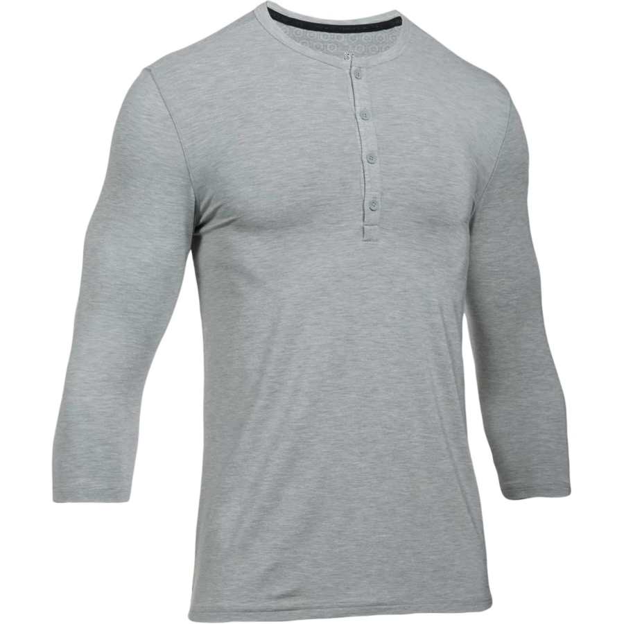 Under Armour T Shirts Men's Gray Crew Neck Moderate