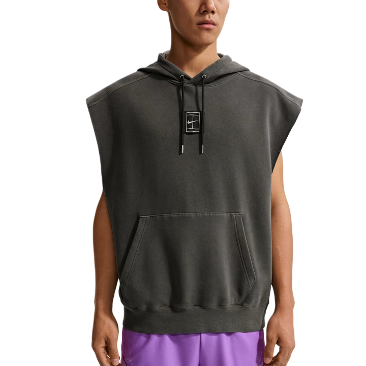 Nike Nike Court Slam Vests Men's Charcoal Gray Hooded Non Detachable Moderate Other