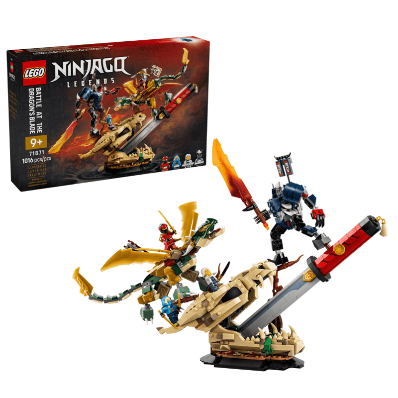 LEGO Ninjago Battle Of The Dragon Blade Set Plastic Building Blocks 1016pcs 71871 ABS