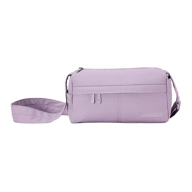 Skechers Comfortable Sports Collection Fabric Shoulder Bag, Crossbody Bag Unisex Taro Purple