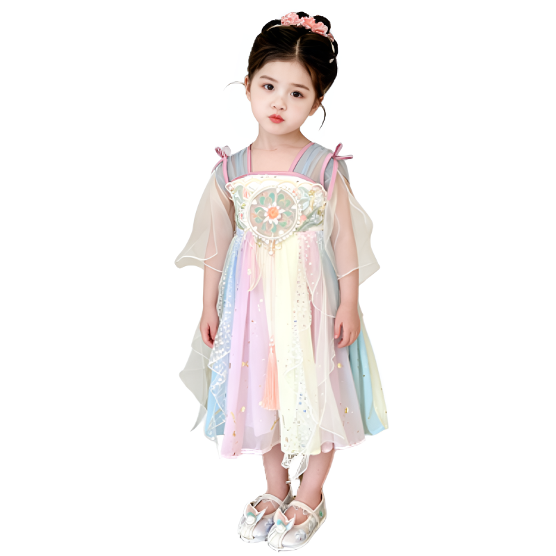YALU Dress Children Aged 3 7 Years Old