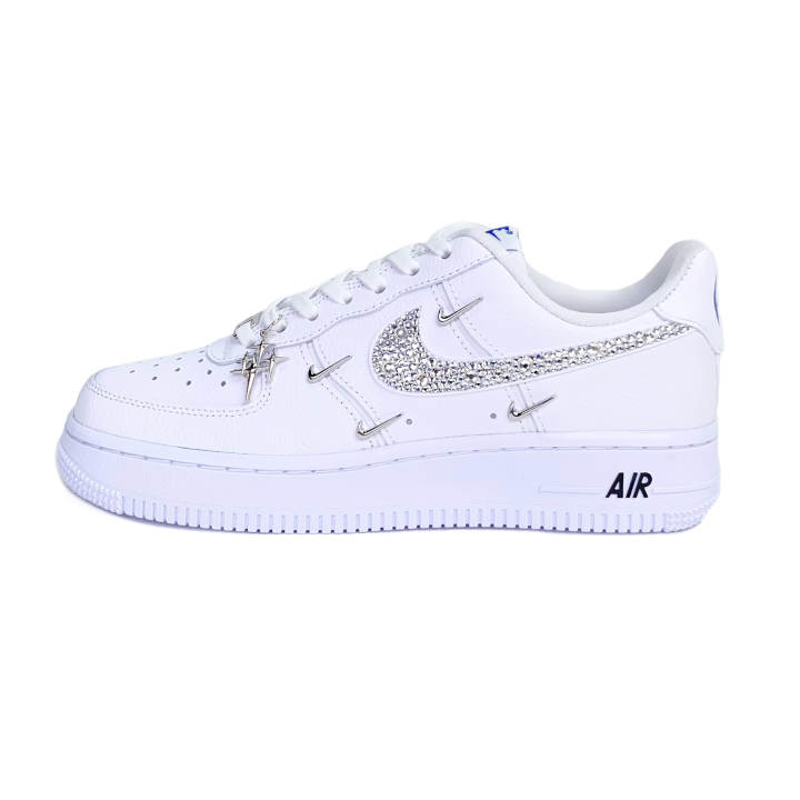 Nike Nike Air Force 1 07 LX 'Chrome Luxe' Air Force 1, Romantic Silver Diamond Slip Resistant Abrasion Resistant Low top