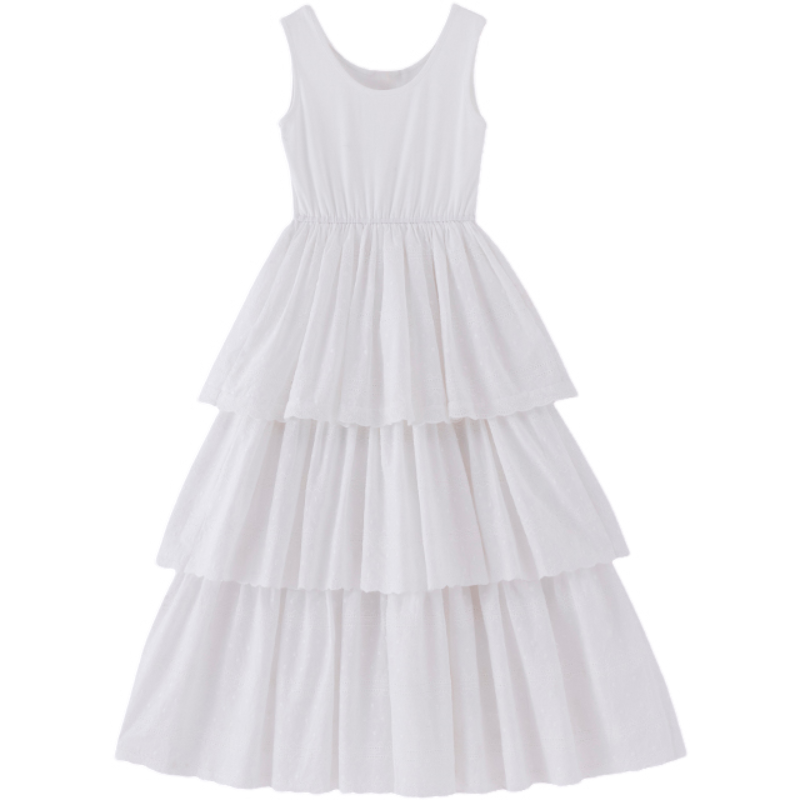 YALU Grade School Dresses Camisole Moderate Midi Skirt