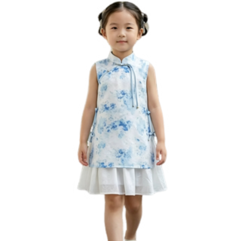 YALU Grade School Dresses Camisole Moderate Midi Skirt