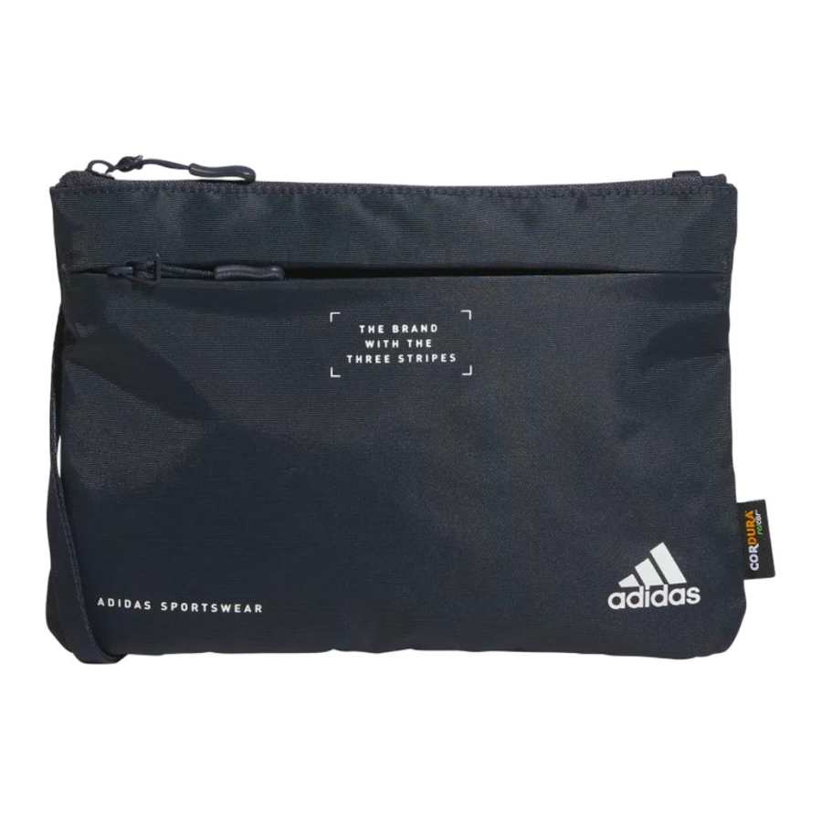 Adidas Adidas Nylon Shoulder Bag, Crossbody Bag Unisex Ink Blue