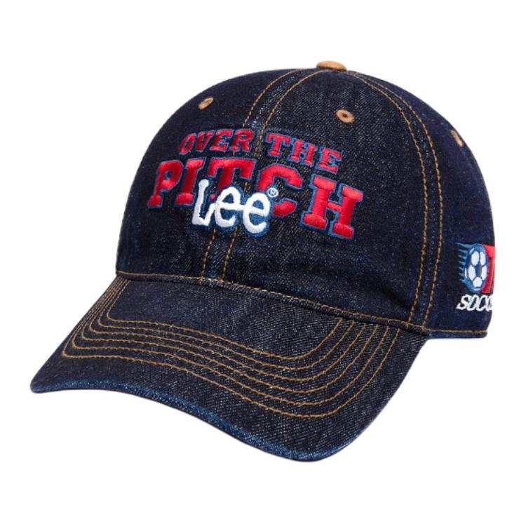 Lee Cotton Baseball Caps Unisex Indigo