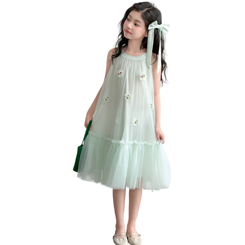 YALU Grade School Dresses Camisole Moderate Midi Skirt
