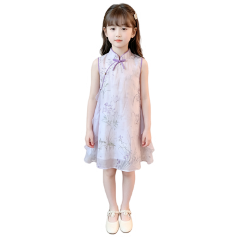 YALU Grade School Dresses Camisole Moderate Midi Skirt