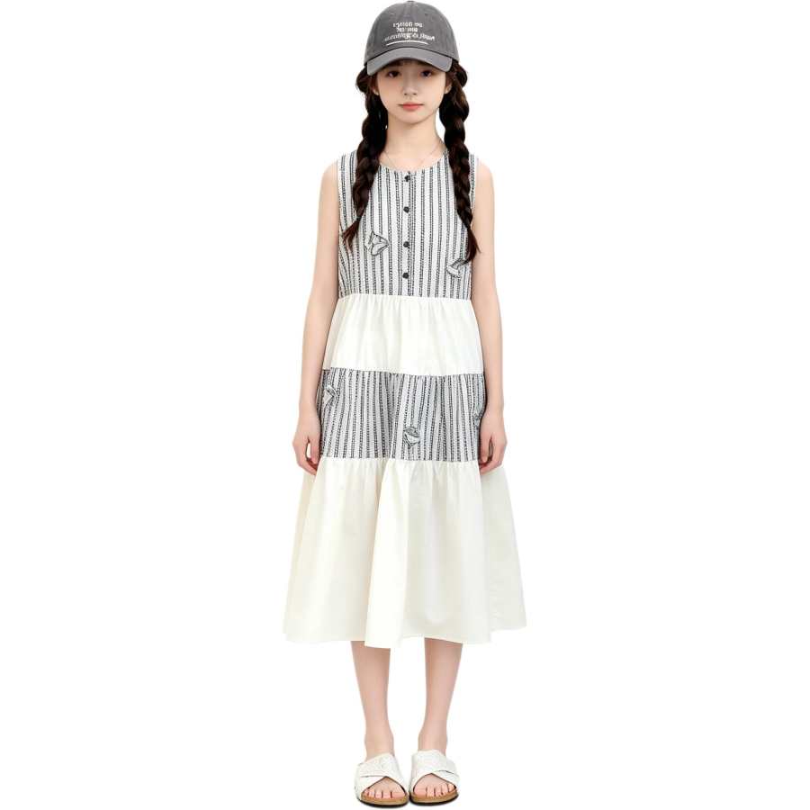 YALU Grade School Dresses Camisole Moderate Midi Skirt