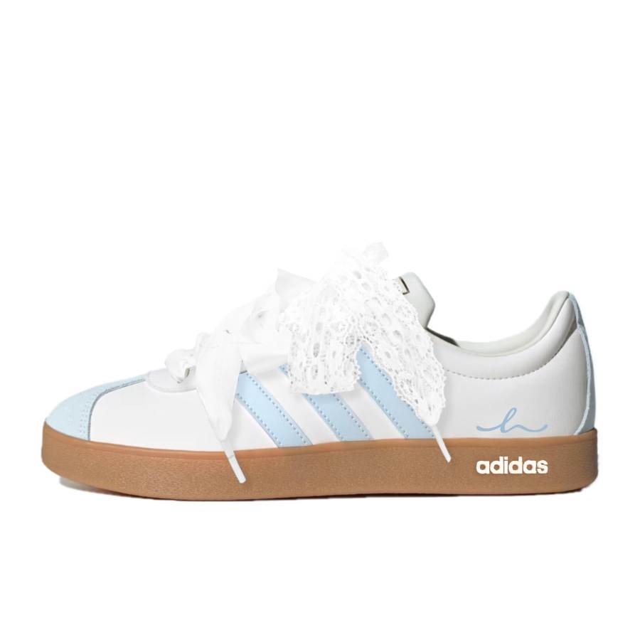 Adidas Adidas VL COURT 2.0 Summer Maris Sal Cushioning Abrasion Resistant Height Increasing Low top Skateboard Shoes Unisex