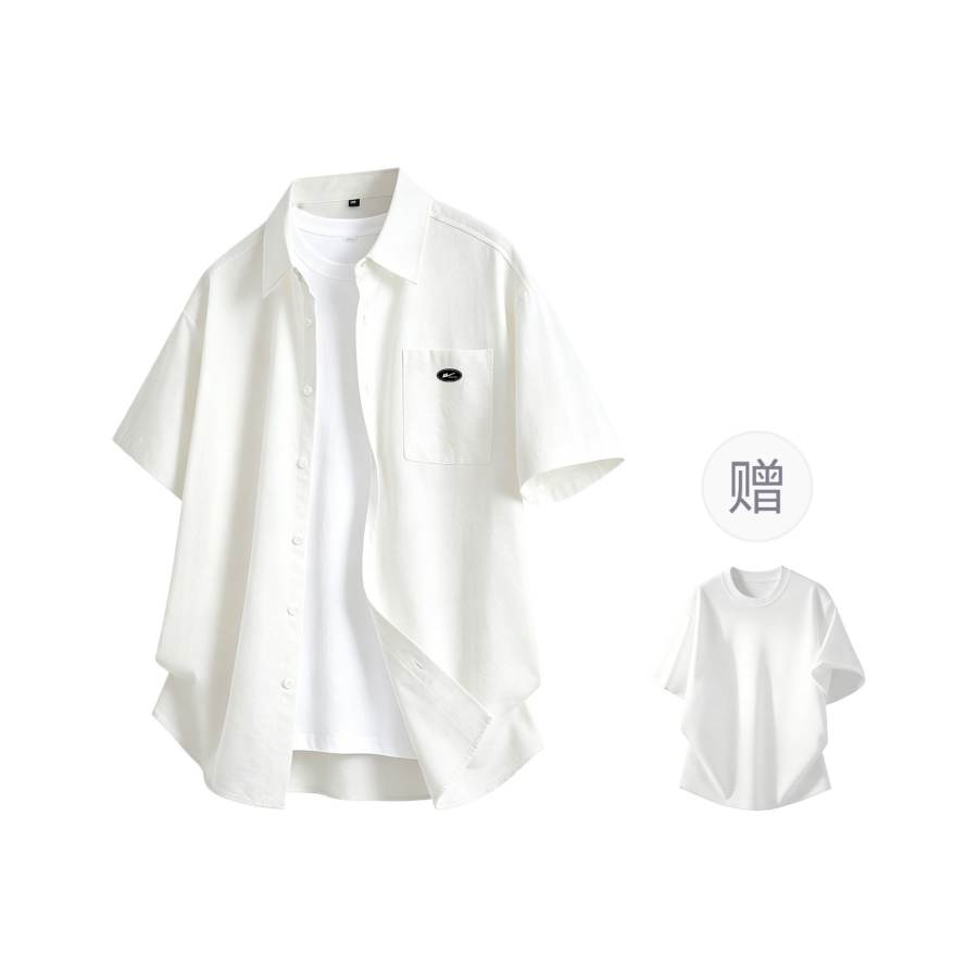 WARRIOR WARRIOR Shirts Unisex Lapel Moderate Shirt