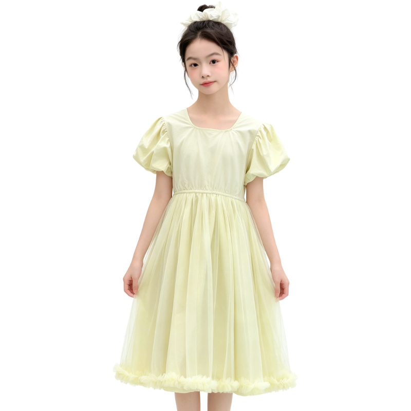 YALU Grade School Dresses Camisole Moderate Midi Skirt