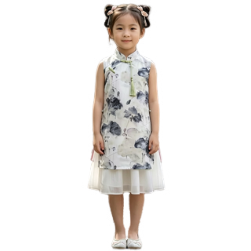YALU Grade School Dresses Camisole Moderate Midi Skirt
