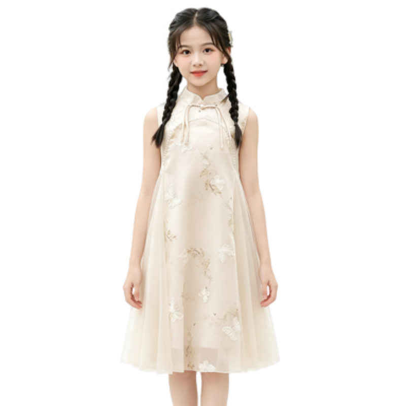 YALU Grade School Dresses Camisole Moderate Midi Skirt