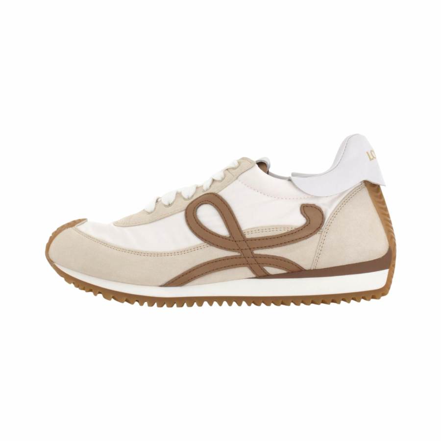 LOEWE Flow Runner 2.0 Low top Casual Shoes 2.5cm Women's Beige Brown
