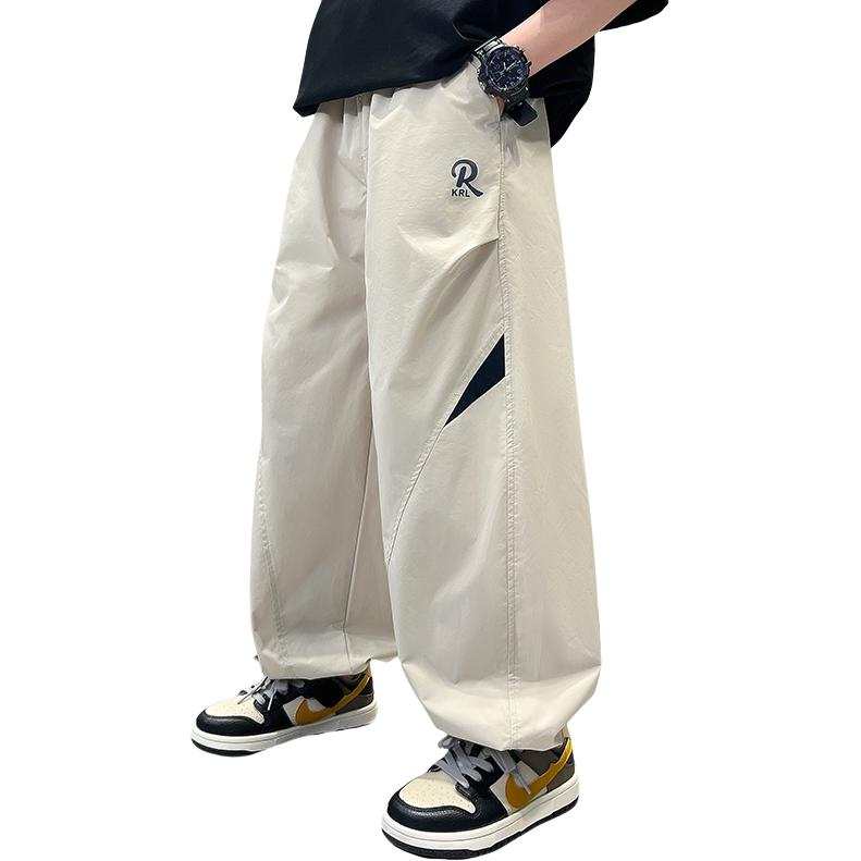 TNTX Kids Knitted Sweatpants Thin Non Stretch