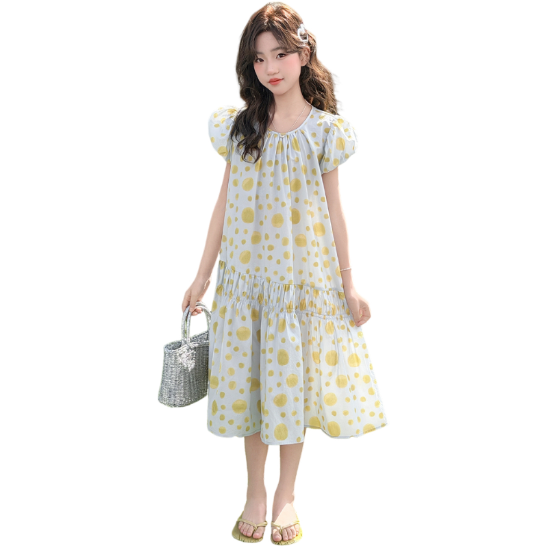 YALU Grade School Dresses Camisole Moderate Midi Skirt