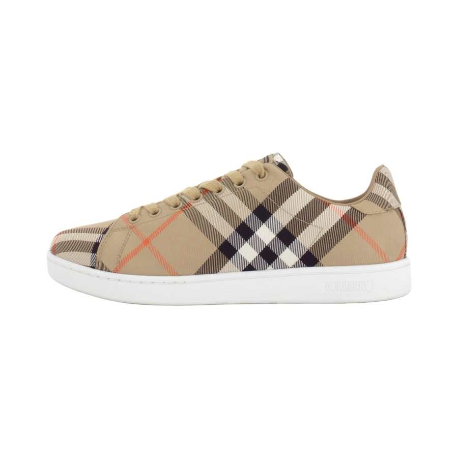 Burberry Set Low top Skateboard Shoes Men's Sandy Beige