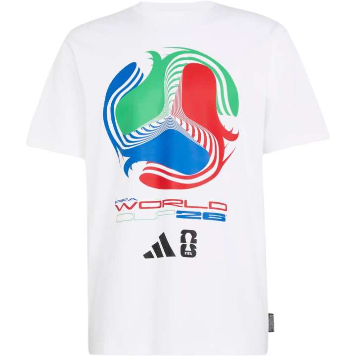Adidas Adidas WORLD CUP T Shirts Men's White Crew Neck