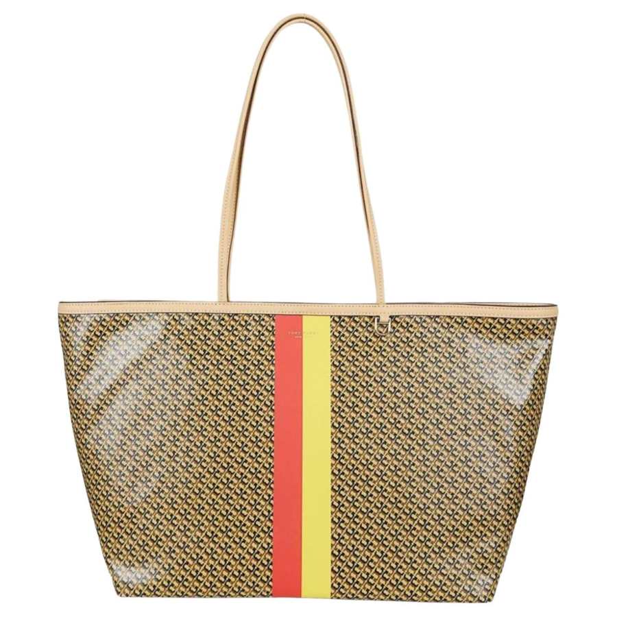TORY BURCH Calfskin Shoulder Bag Women's Black