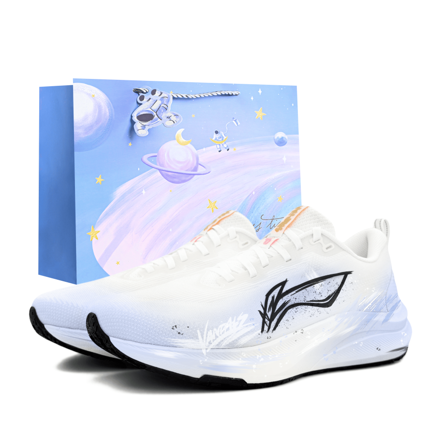 Li-Ning Li Ning Red Hare 8 Abrasion Resistant Cushioning Low top Casual Physical Fitness Test & Exam Running Shoes Men's