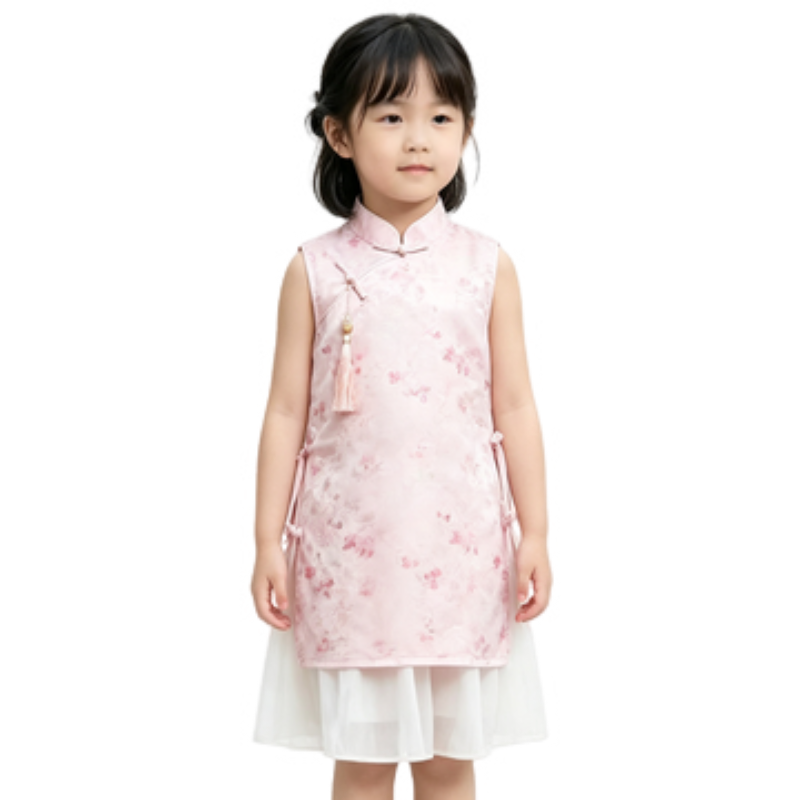 YALU Grade School Dresses Camisole Moderate Midi Skirt