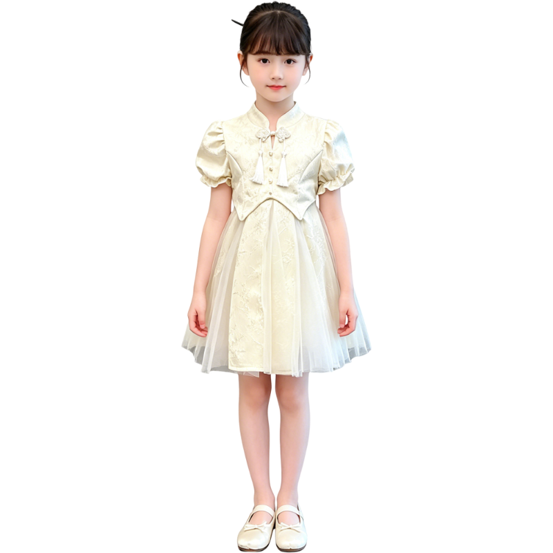 YALU Grade School Dresses Camisole Moderate Midi Skirt