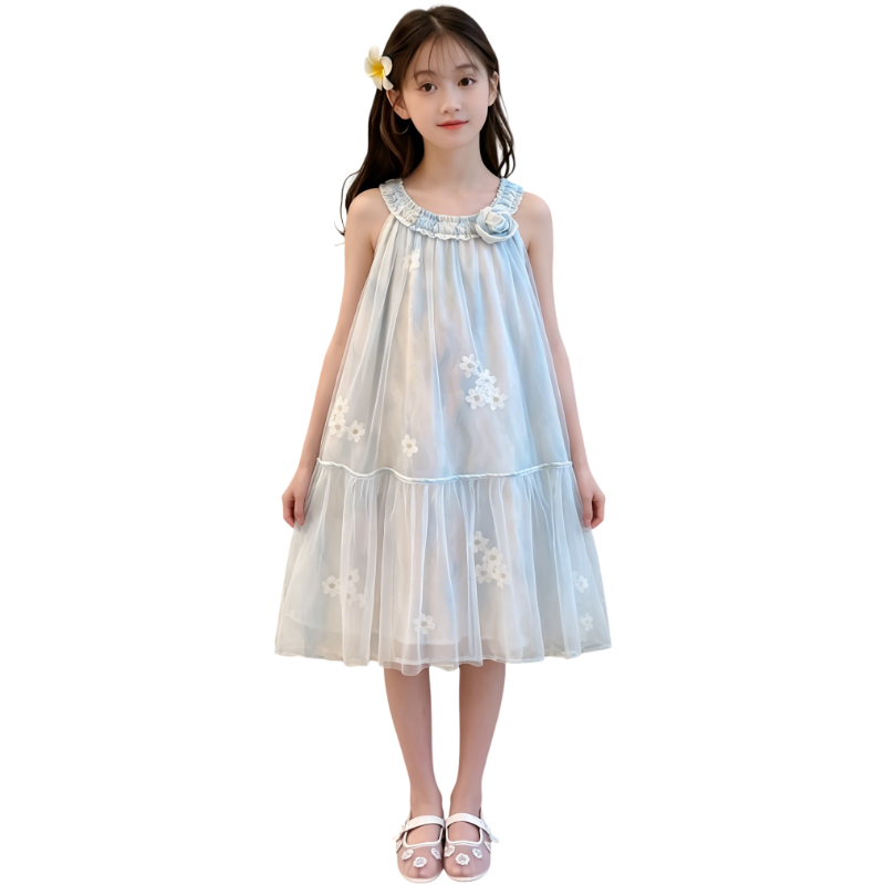 YALU Grade School Dresses Camisole Moderate Midi Skirt
