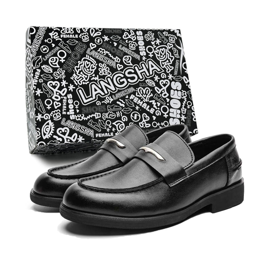 Lanza Loafers Men's Black Silver Colorway