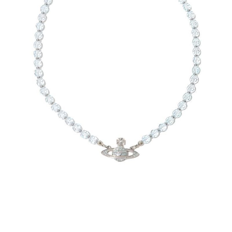 Vivienne Westwood Crystal Necklaces Women's Blue