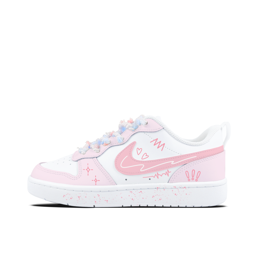 Nike Nike Court Borough Heartbeat NearLink, Glitter Kids' Skateboarding Shoes Teenagers