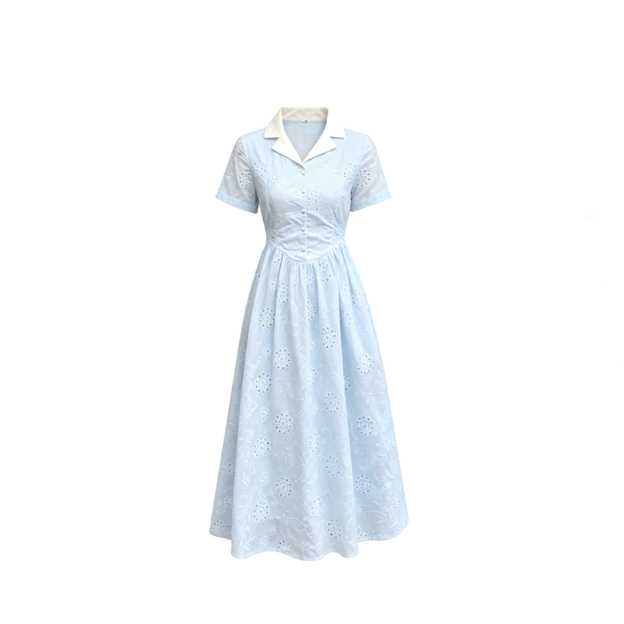 CPAURA Short Sleeved Dress Women's