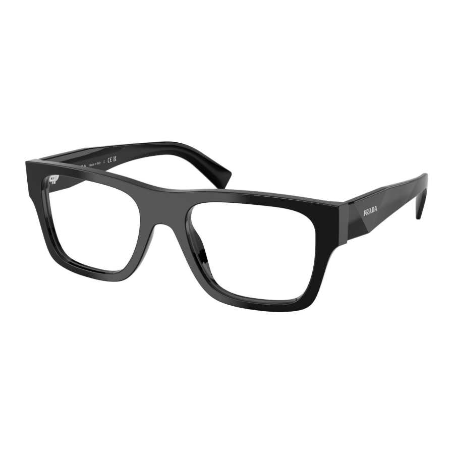 PRADA PRADA Square Prescription Glasses Unisex Black