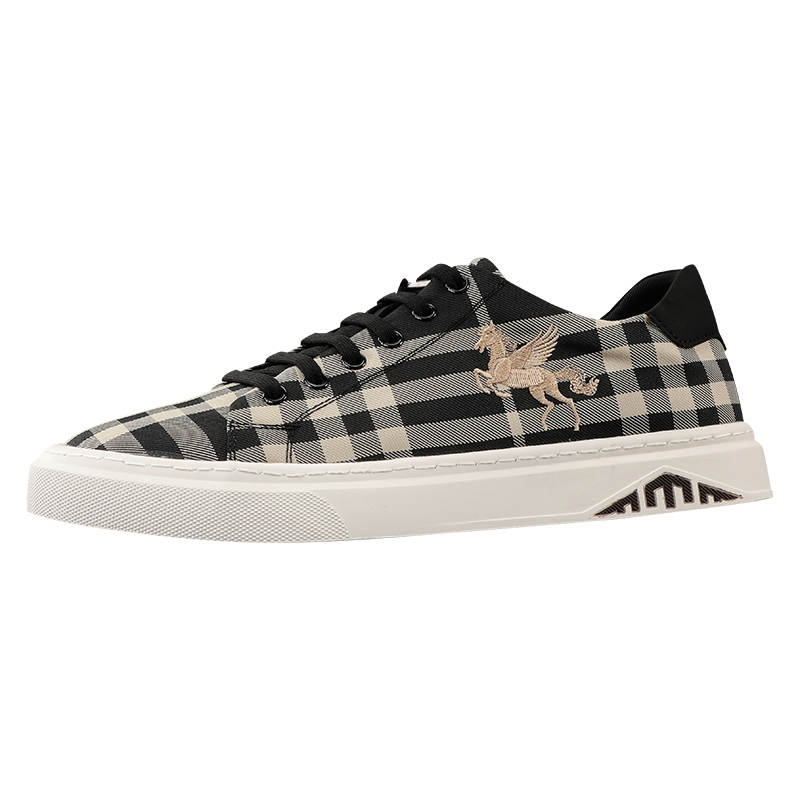 YALU Slip Resistant, Breathable, And Lightweight Low top Men's Canvas Shoes Men's