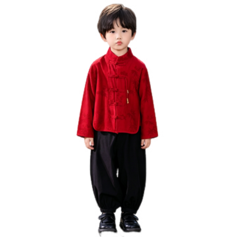 YALU Pre School Casual Sportswear Stand Collar Thin Stretch