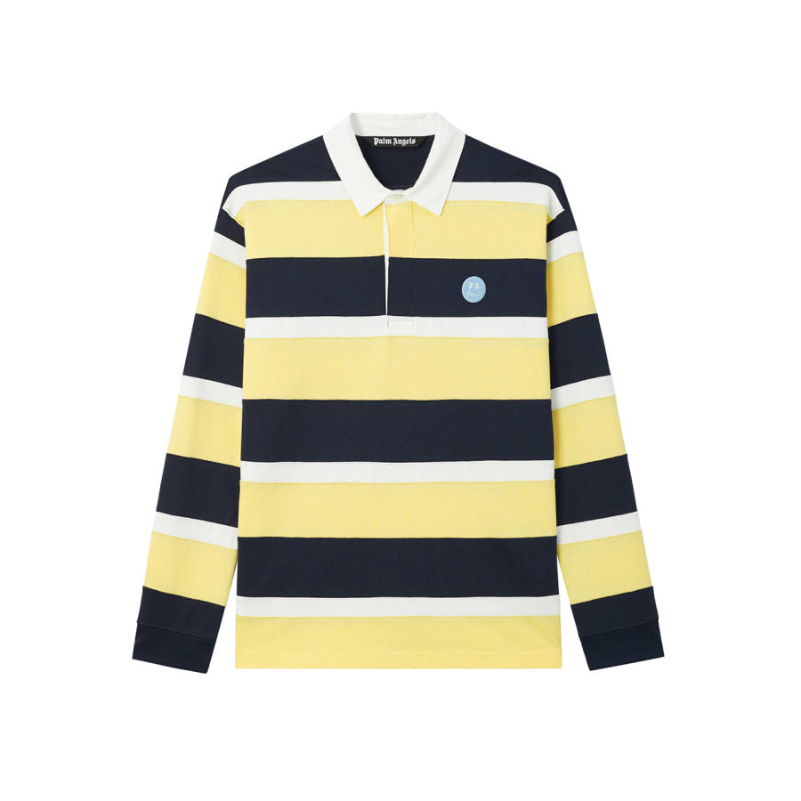 PALM ANGELS Polo Shirts Unisex Lapel Moderate Straight Fit