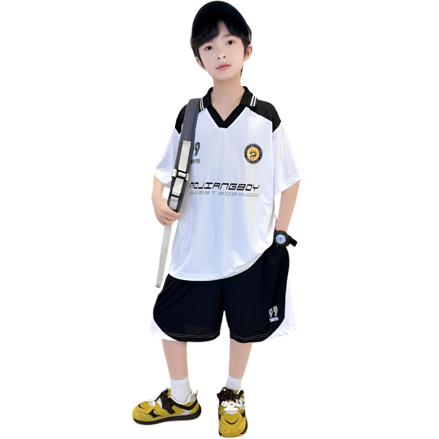 TNTX Kids Casual Sportswear Crew Neck Moderate Stretch