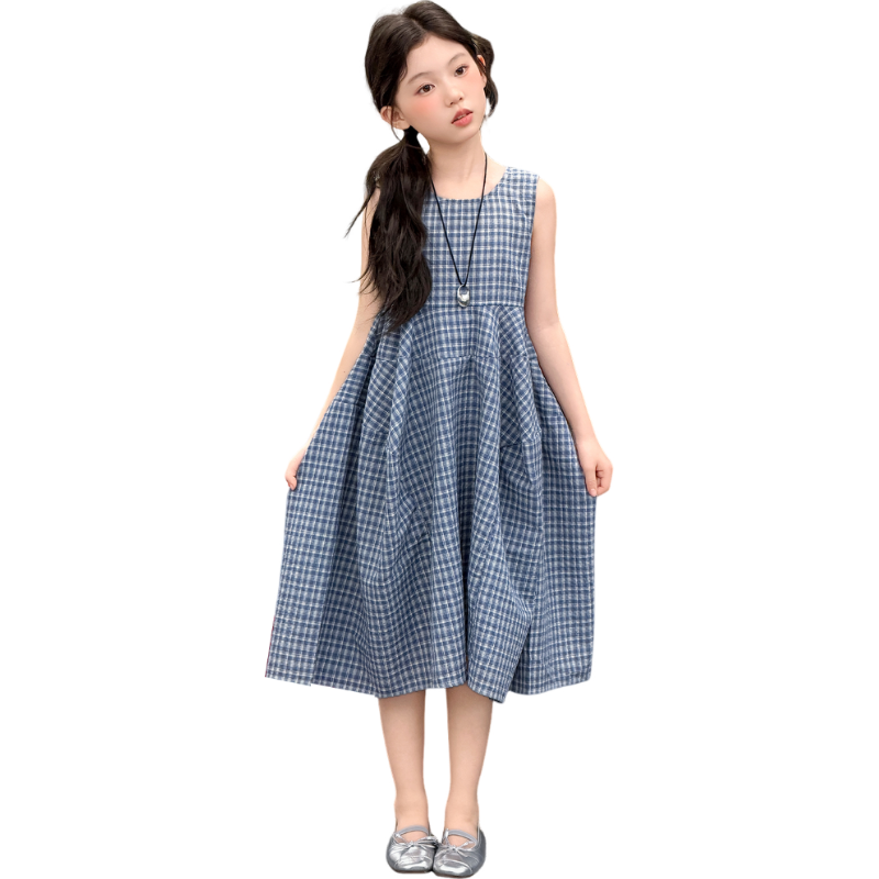 YALU Grade School Dresses Camisole Moderate Midi Skirt