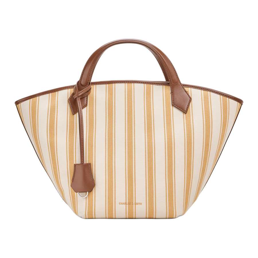 CHARLES&KEITH Fabric Handbag Large Women's Multicolor