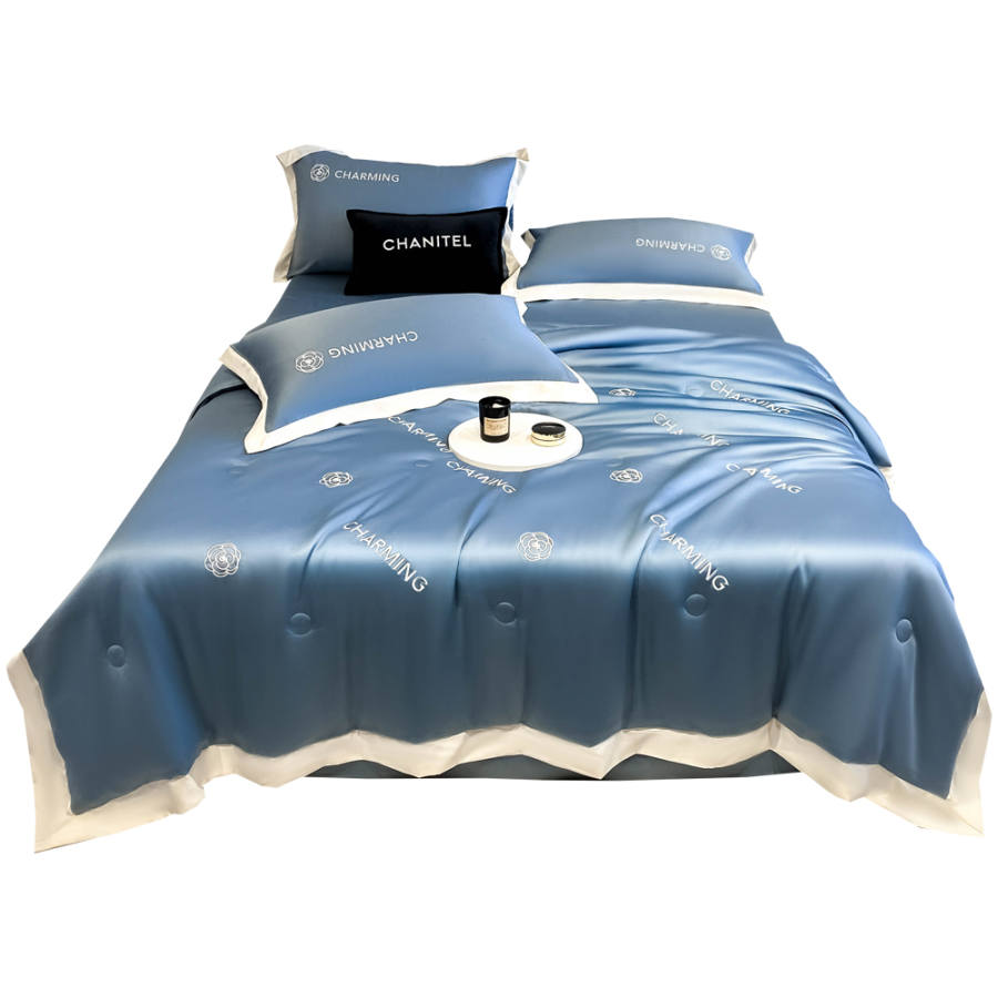 YALU Type B Silk Embroidery Air Conditioning Quilt Summer Thin Quilt Filling Evening Breeze