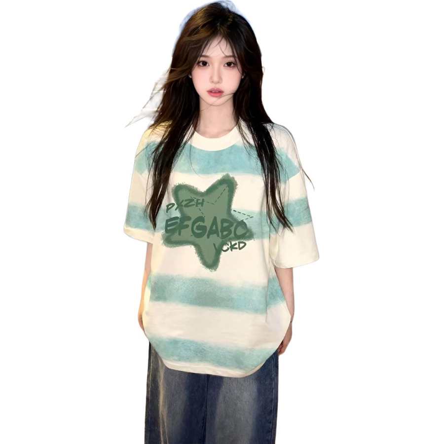 SIXUSICHOU Regular Sleeve T Shirt Women's