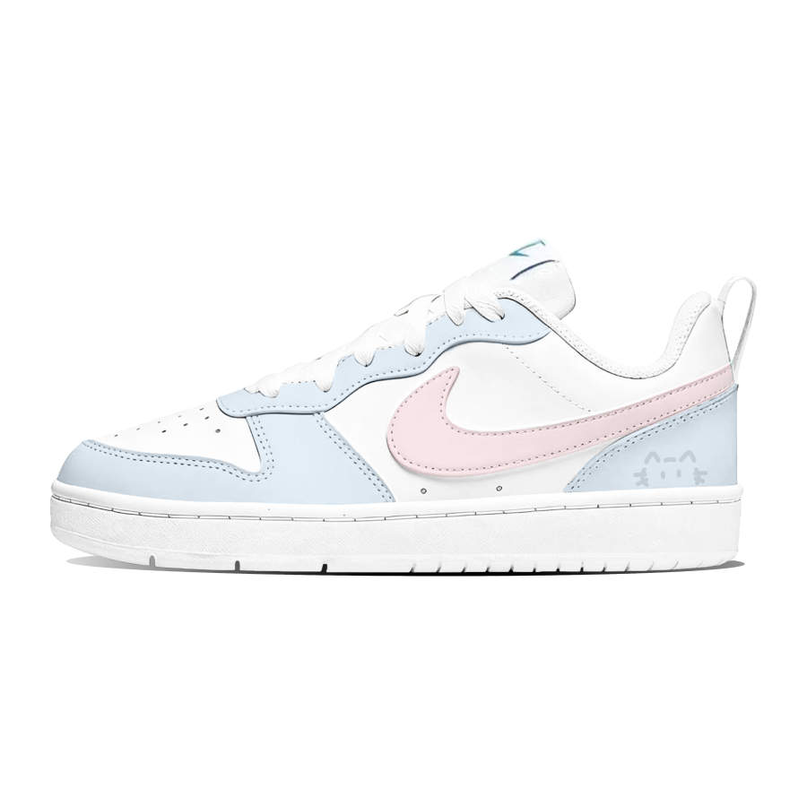 Nike Nike Court Borough Maris Sal Milk Lid Synthetic Leather Cushioning Lightweight Low top Skateboard Shoes Women's White