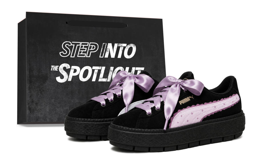 PUMA Platform Trace Suede Low top Skateboard Shoes Women's