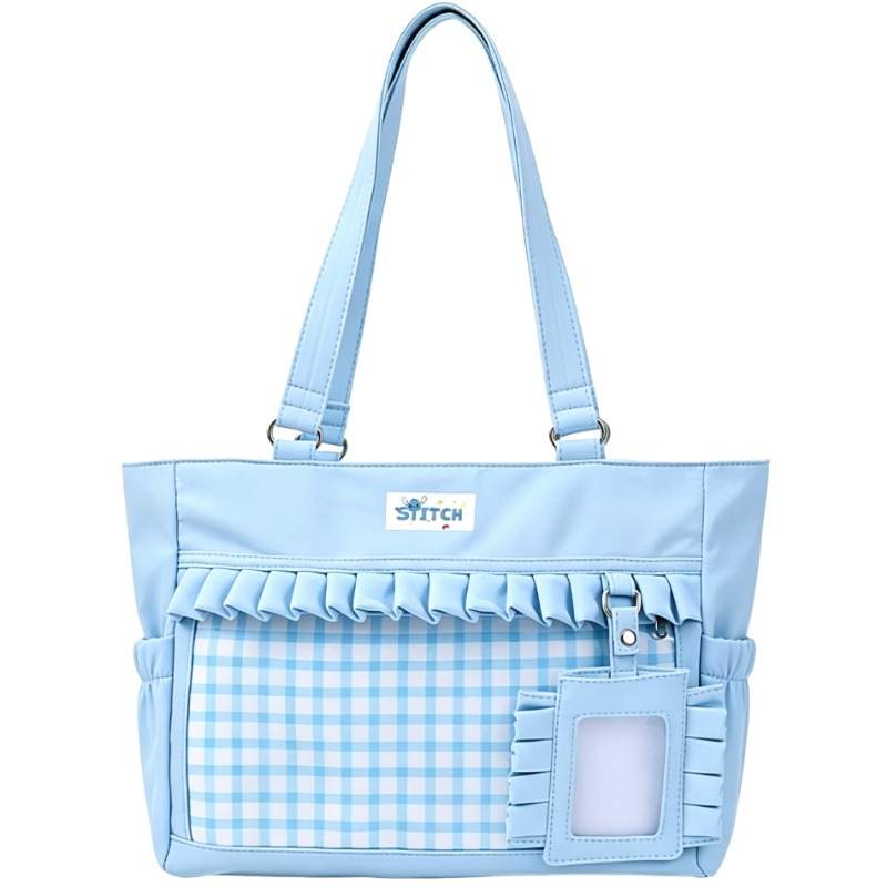 Disney Stitch Oxford Ita Bag Regular Women's Sky Blue